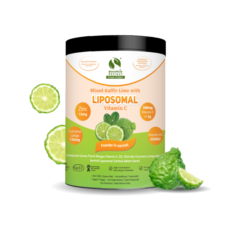 Liposomal Vitamin C Kaffir lime Papercan Mockup with Ingredient-01