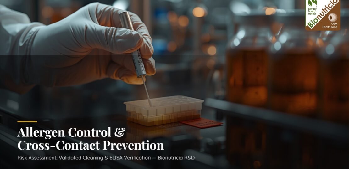 Allergen Control and Cross-Contact Prevention in Supplement Contract Manufacturing