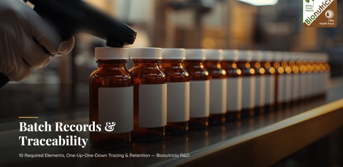 Batch Records & Traceability in Supplement Contract Manufacturing — featured image