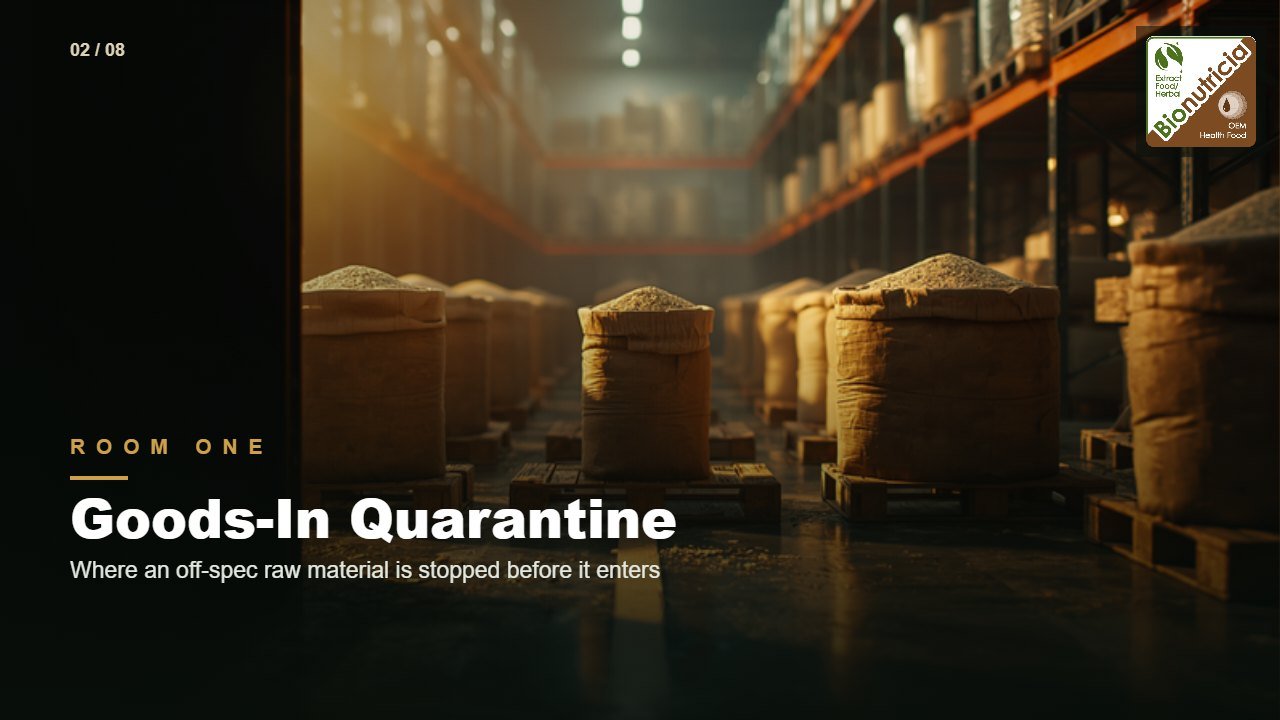 Room One: Goods-In Quarantine