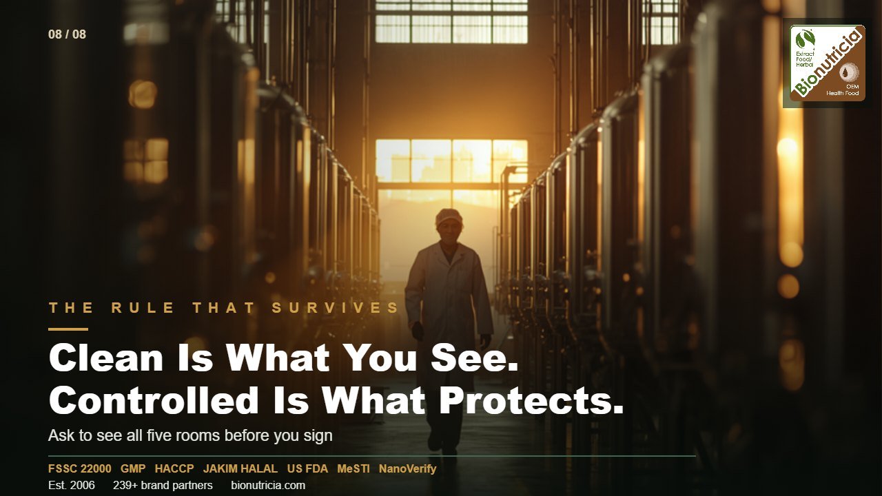 Clean Is What You See. Controlled Is What Protects.
