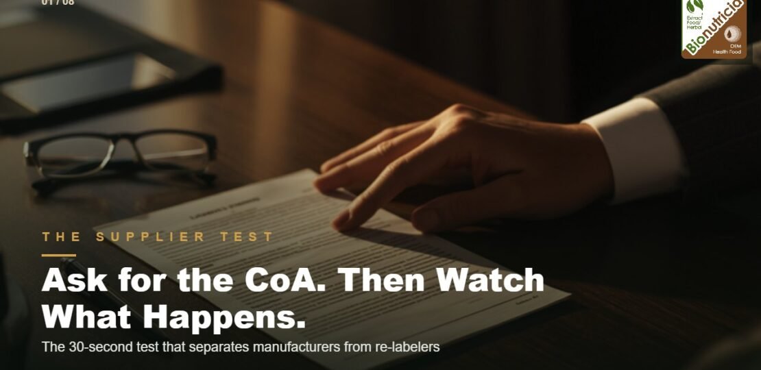 Ask for the CoA. Then Watch What Happens.