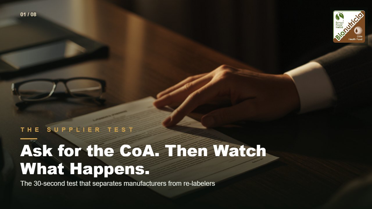 Ask for the CoA. Then Watch What Happens.