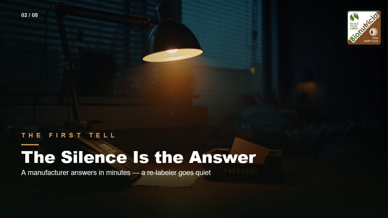 The First Tell: The Silence Is the Answer