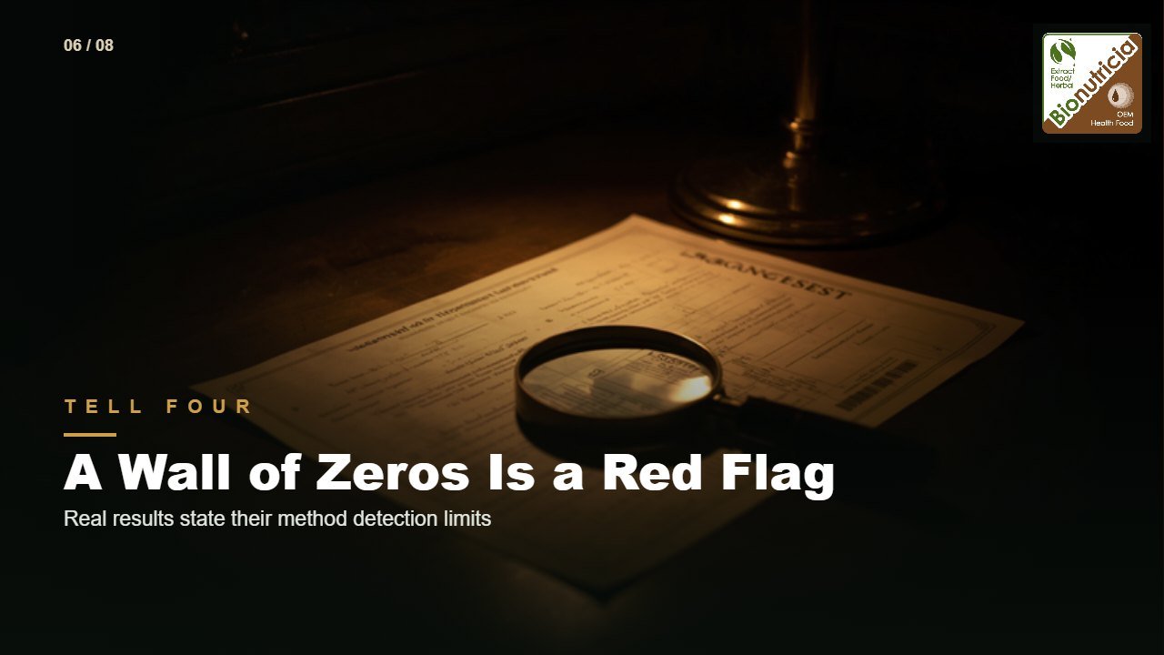 Tell Four: A Wall of Zeros Is a Red Flag
