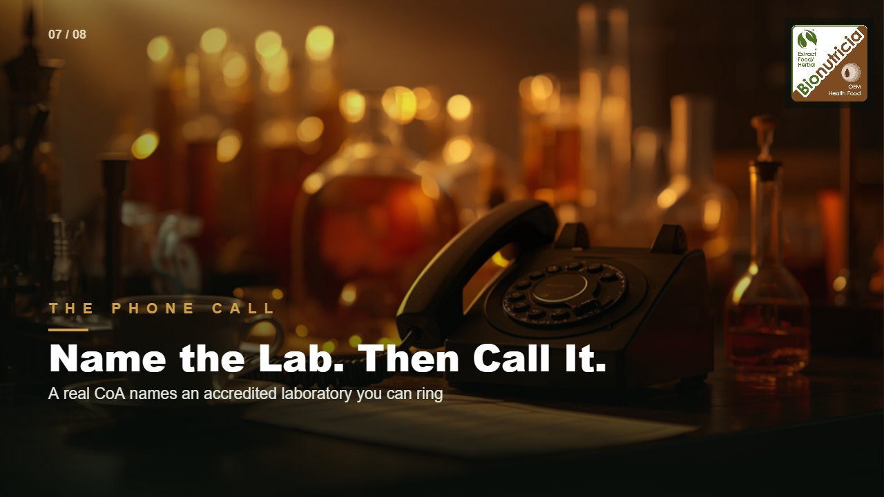 Name the Lab. Then Call It.