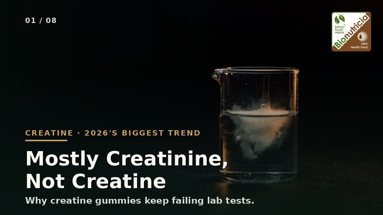 Mostly Creatinine, Not Creatine