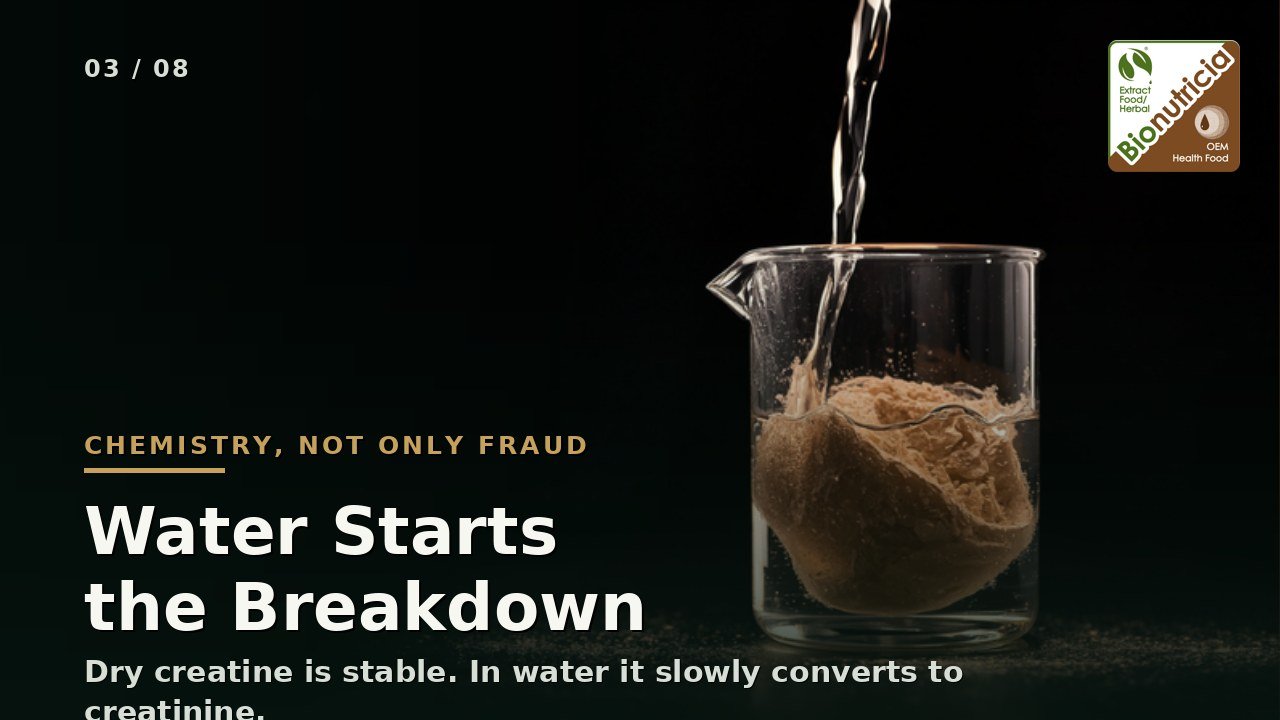 Water Starts the Breakdown