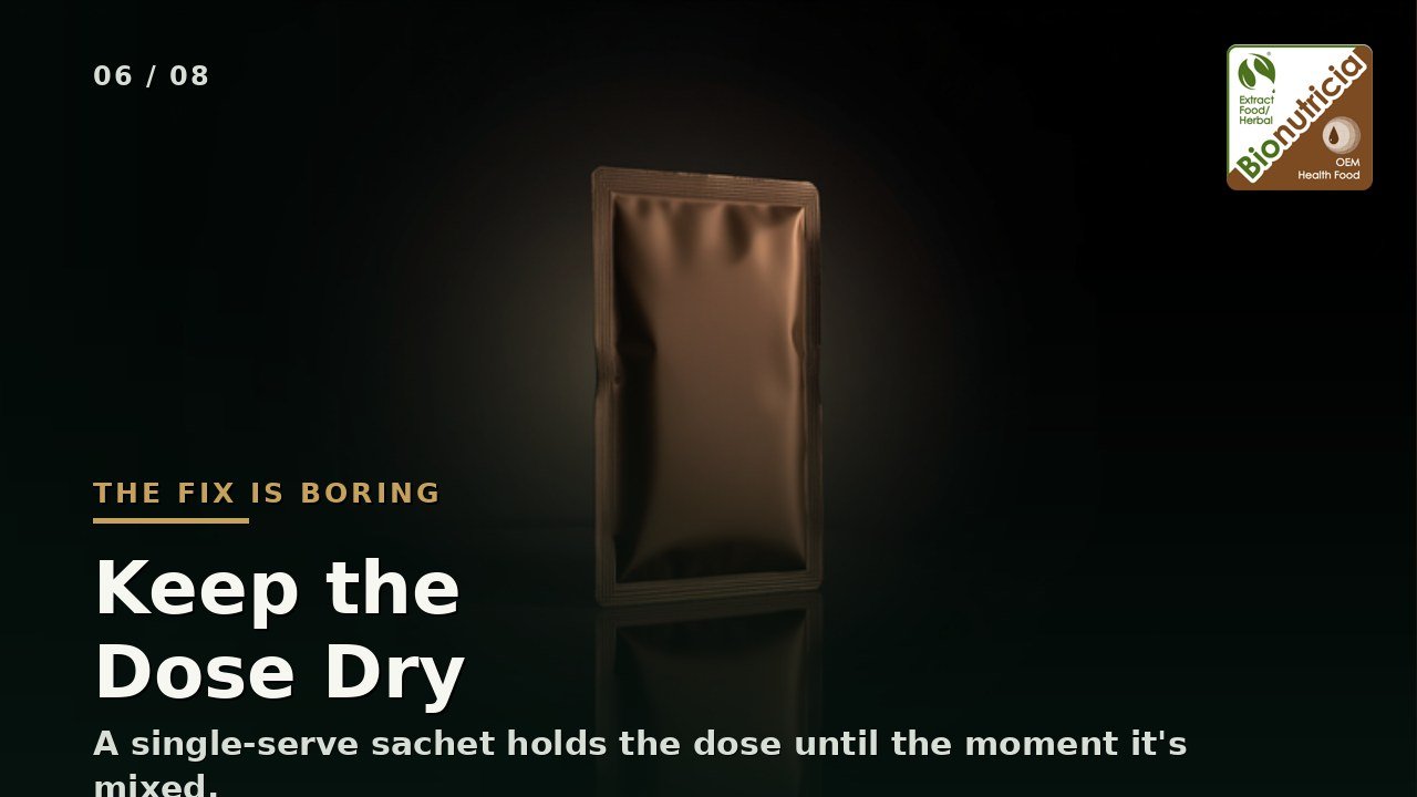 Keep the Dose Dry