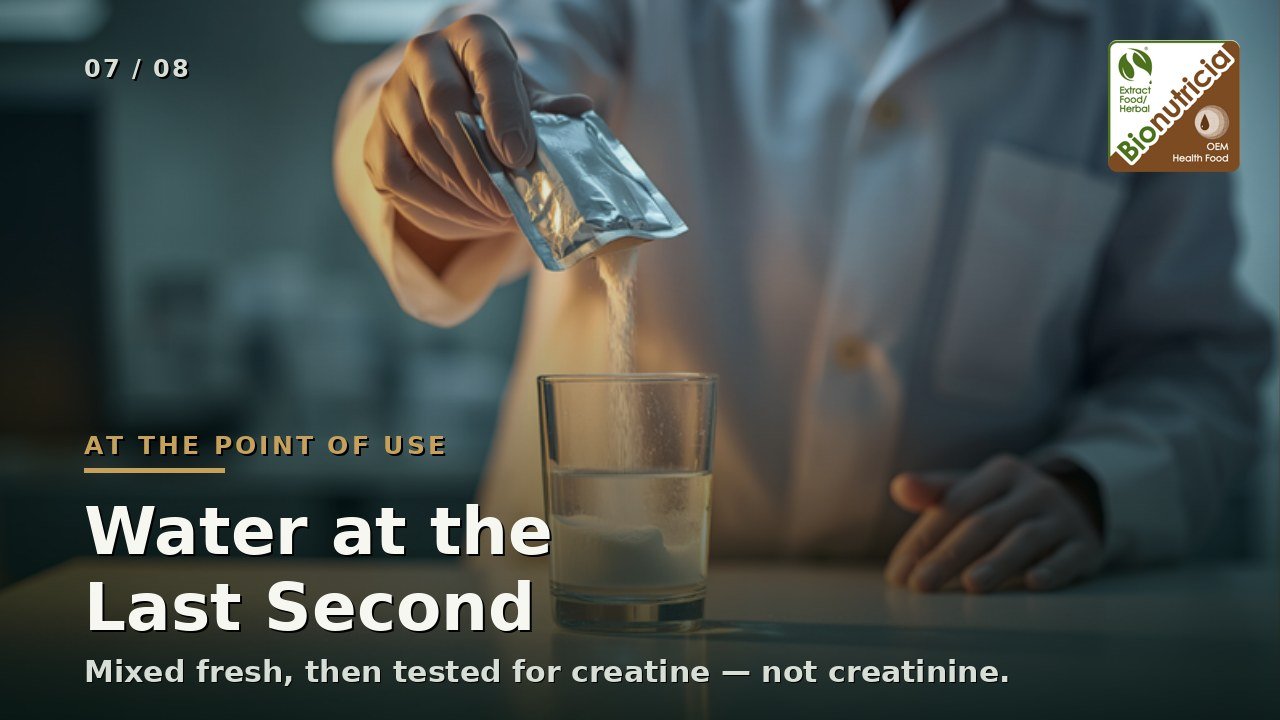Water at the Last Second