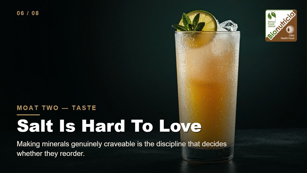 A tall frosted glass of sparkling citrus drink with lime and mint