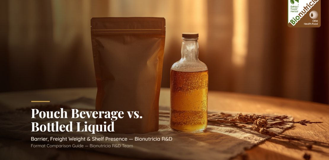 Pouch Beverage vs Bottled Liquid Supplement — Featured Image