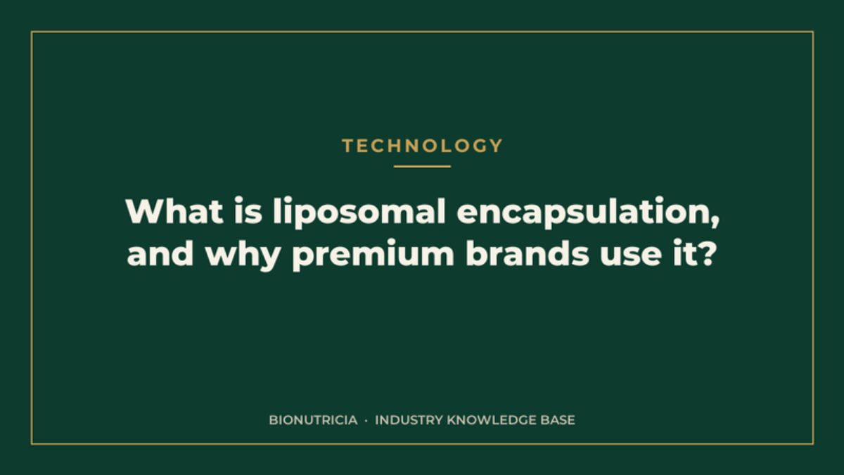 Liposomal encapsulation technology guide banner