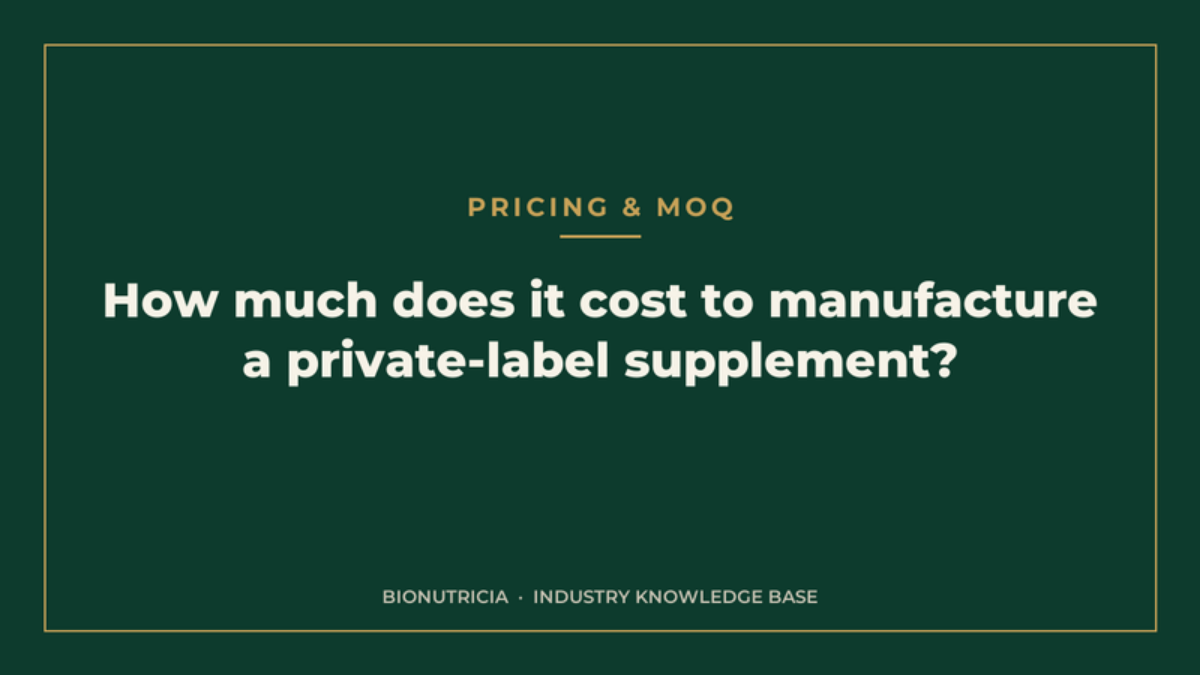 Pricing and MOQ guide banner