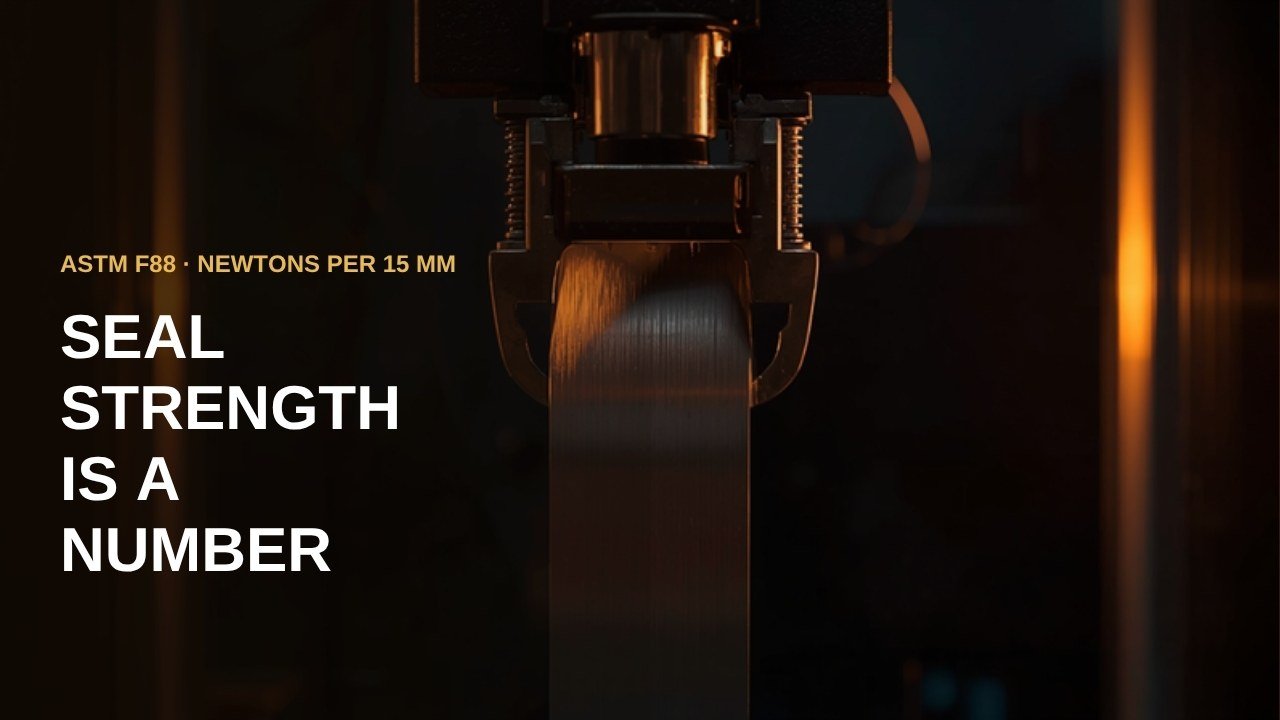 Seal strength is a number