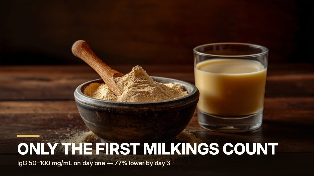 What colostrum actually is